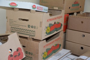 Астраханская фабрика тары и упаковки начала выпуск коробок с новым логотипом Астраханской области